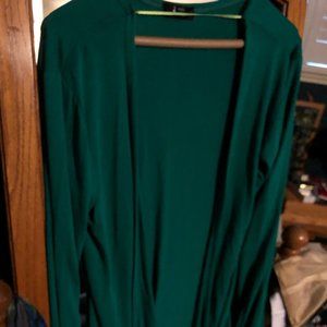 Lightweight Emerald Knit Cardigan